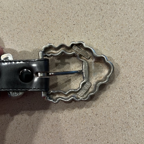 Vicenza Genuine Italian Calfskin Silver Buckle Size 28 main image 5